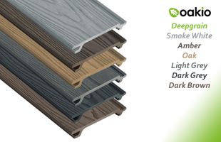 Thumbnail image for Oakio Composite Wall Cladding Boards (Deepgrain)