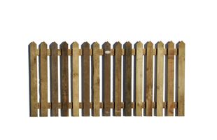 Thumbnail image for Pointed Rough Sawn Picket Fence Panel