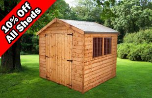 Thumbnail image for Surrey 7x7ft Shed