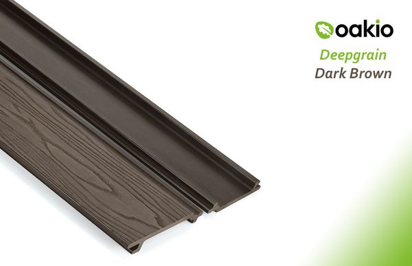 Oakio Composite Wall Cladding Boards (Deepgrain)