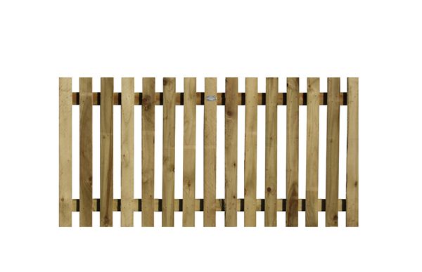 Planed Picket Fence Panel